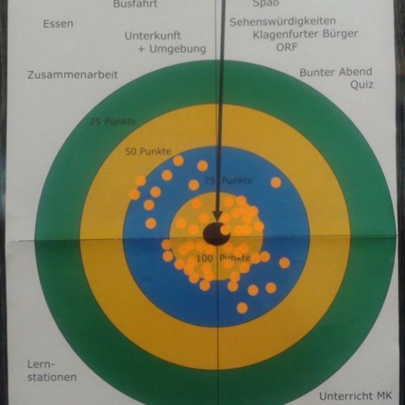 Ocena tabora - zadetek v polno