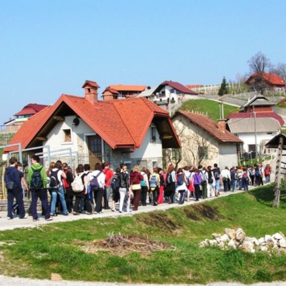 Pohod na Trško goro - Žejni med zidanicami