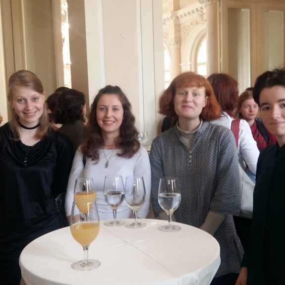 Na sprejemu v predsedniški palači, foto: Natalija Petakovič