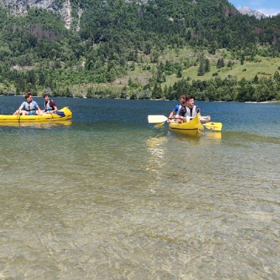 Športni dan, Bohinj, 3. letnik: veslanje