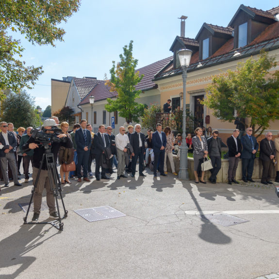 Slavnostno odkritje spominske plošče, foto: Jaka  Ercegovčevič