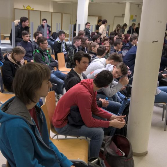 Tik pred odhodom na tekmovanje, foto: Karmen Čarman