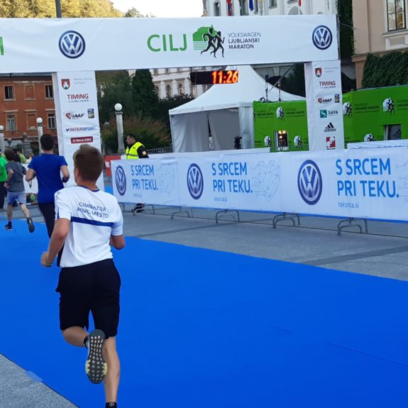 Ljubljanski maraton: Smo že v cilju, foto: Ivan Maričič