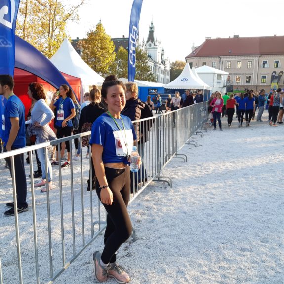 Ljubljanski maraton: Zadovoljna na cilju, foto: Ivan Maričič