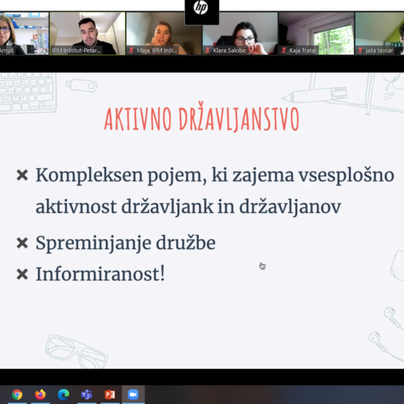 O aktivnem državljanstvu, foto: Nina Arnuš