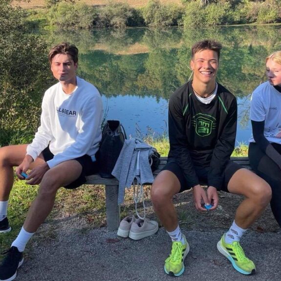 Zmagovalec teka na 5 km, foto: Breda Vovko