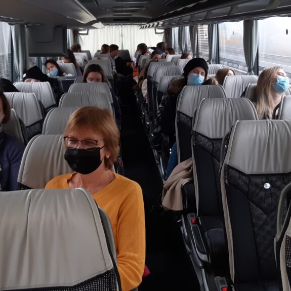 Na avtobusu, foto Janez Gorenc