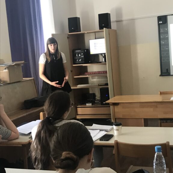 Gostja Aleksandra Pavlič, foto: Nina Arnuš