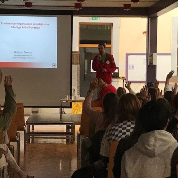Predavanje o krvodajalstvu in darovanju organov, foto: Saša Lavrič