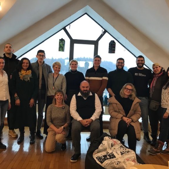 Žive knjige in organizatorji, foto: Saša Lavrič