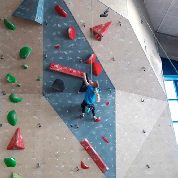 Naja Rangus v najvišji točki, foto: Jernej Cimperman