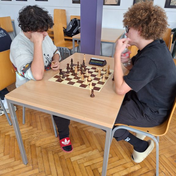 Šahovsko prvenstvo Gimnazije Novo mesto, foto: Tomaž Koncilija