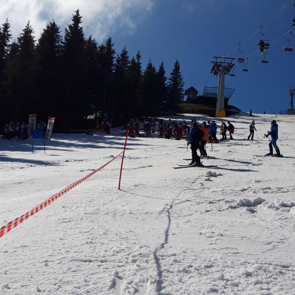 Zbor tekmovalcev na štartu, foto: Jernej Cimperman