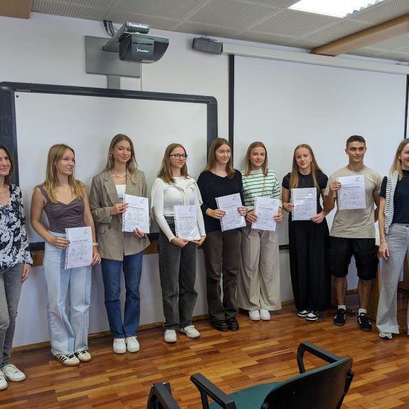 Podelitev nemških jezikovnih diplom DSD2, foto: Nataša Sekula Zupančič