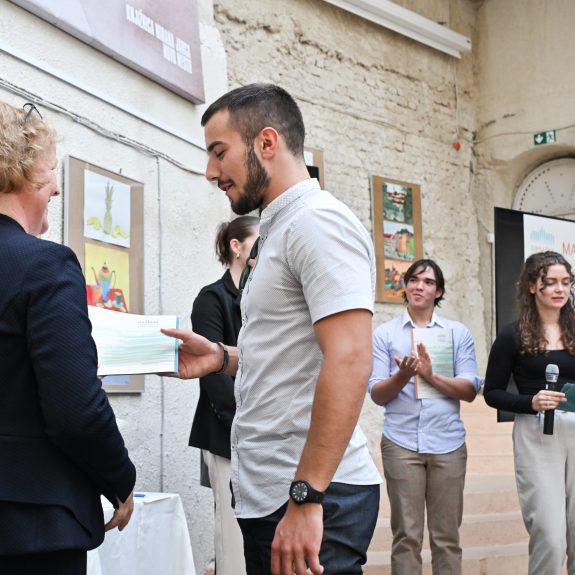 Diplomo prejme Adrijan Oberstar, foto: Foto Asja