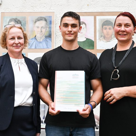 Diplomo prejme Jakob Testen, foto: Foto Asja