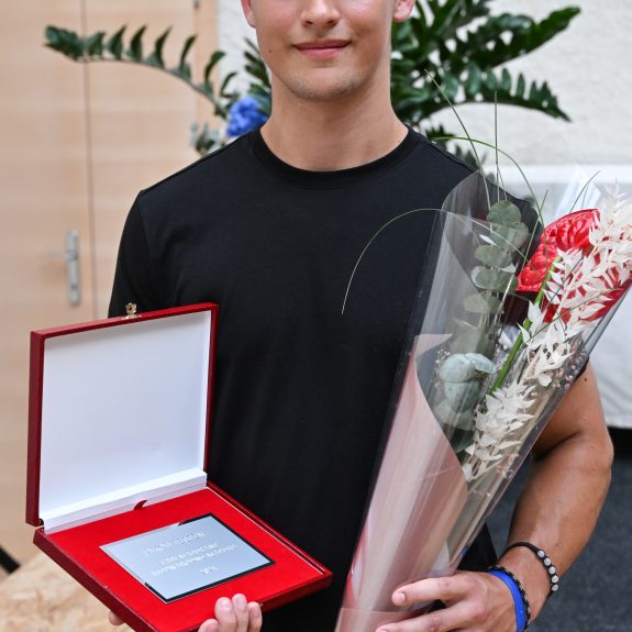 Zlati maturant Jakob Testen, foto: Foto Asja