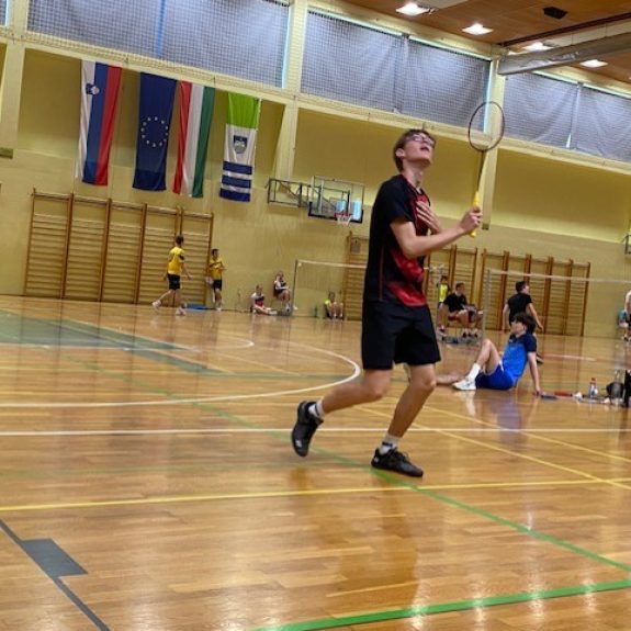 Badmintonisti na državnem ekipnem tekmovanju, foto: Saša Lavrič
