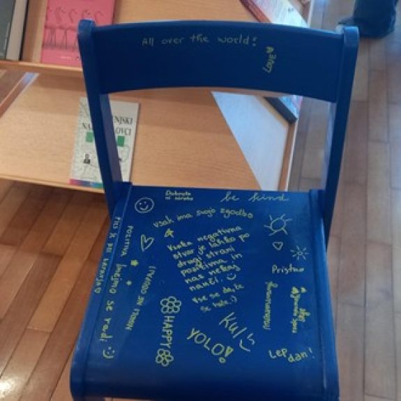 Živa knjižnica na Gimnaziji Novo mesto, foto: Maja Hren