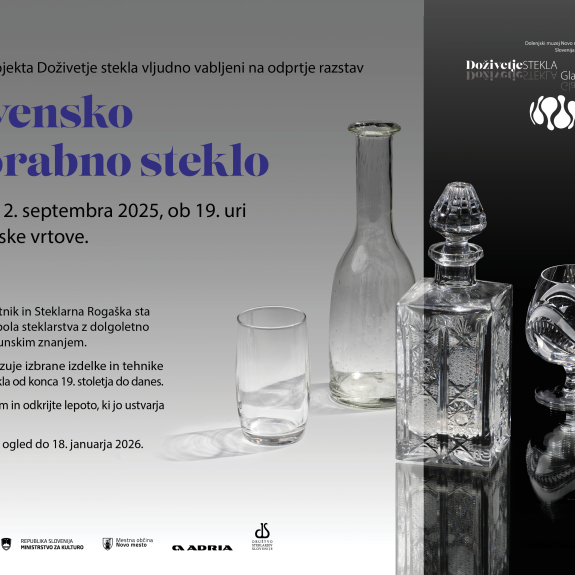 Otvoritev razstave Slovensko uporabno steklo, foto: Alenka Dražić