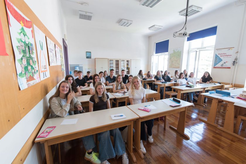 Prvi šolski dan za dijake 1. letnika