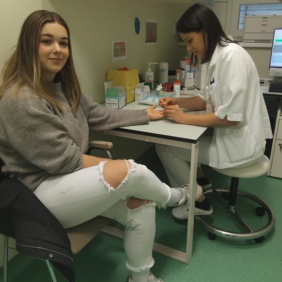 Krvodajalska akcija naših gimnazijcev, foto: Saša Lavrič