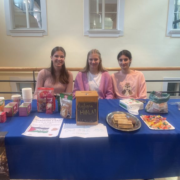 Interact zbiral sredstva za otroke v Gazi, foto: Lara Borkovič