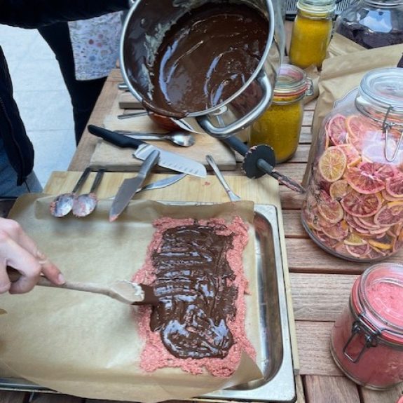 Delavnica izdelave energetske ploščice, foto: Breda Vovko