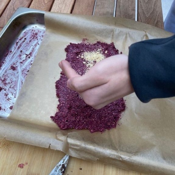 Delavnica izdelave energetske ploščice, foto: Breda Vovko