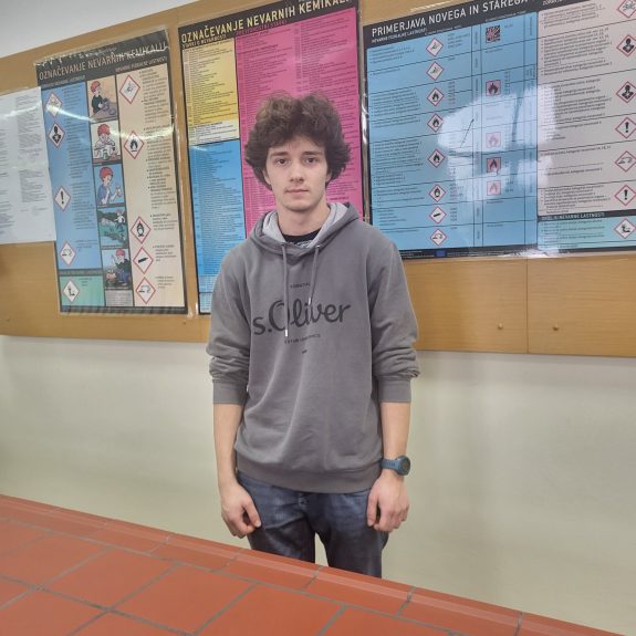 Tian Recelj, dobitnik zlatega priznanja, foto: Branka Klemenčič