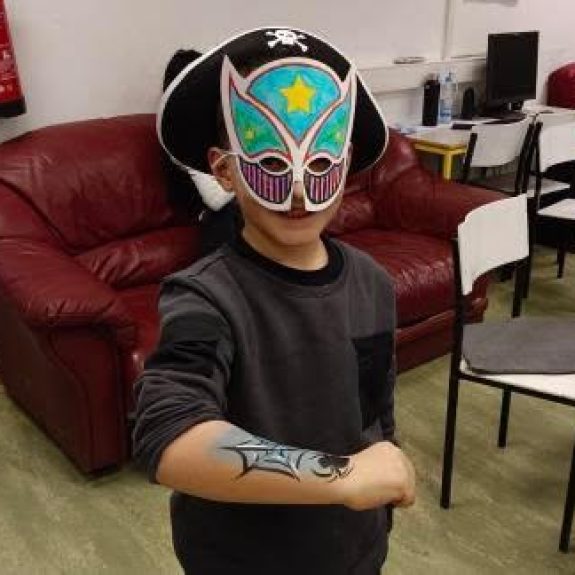 Pustne maske na DRPD, foto: arhiv Interact kluba Novo mesto