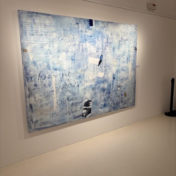 Ogled razstave s slikarjem Jankom Oračem, foto: Suzana Krvavica