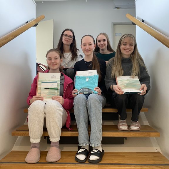 Zmagovalke recitiranja števila PI 2026, foto: Karmen Čarman