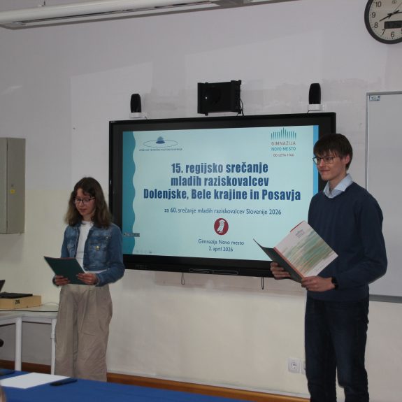 Regijsko srečanje mladih raziskovalcev Dolenjske, Bele krajine in Posavja