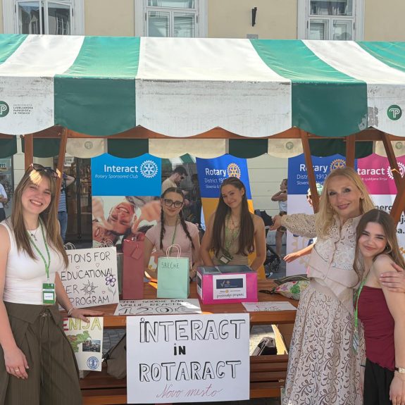 Naš klub Interact v humanitarnem dogodku, foto: udeleženke dogodka