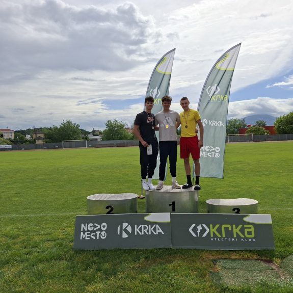 Luka Busar, 2. mesto v suvanju krogle, foto: Jernej Cimperman