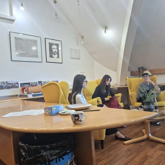 Literarni pogovor z nekdanjima gimnazijcema, foto: Neža Vilhelm