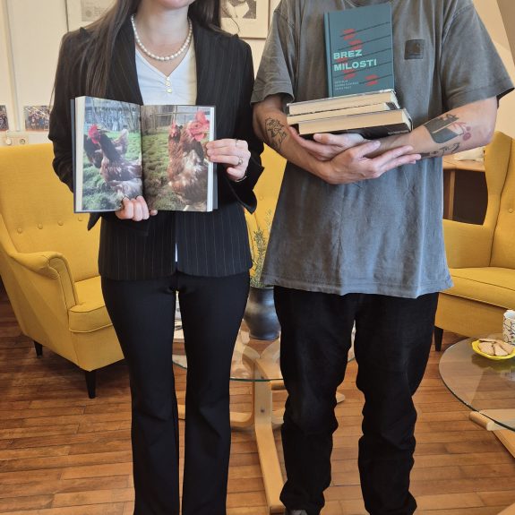 Literarni pogovor z nekdanjima gimnazijcema, foto: Neža Vilhelm