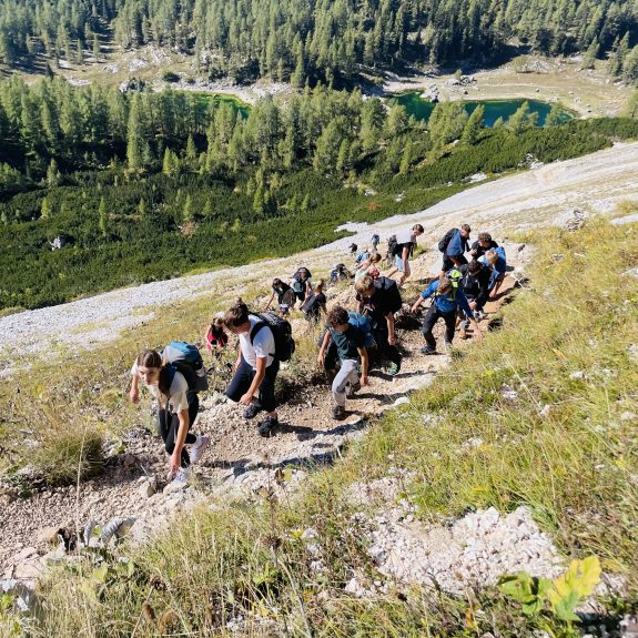 Planinska tura 2e in 2š, foto: Janja Oklešen